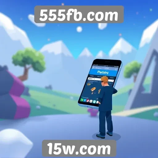 Experiência do usuário em dispositivos móveis no 555fb.com